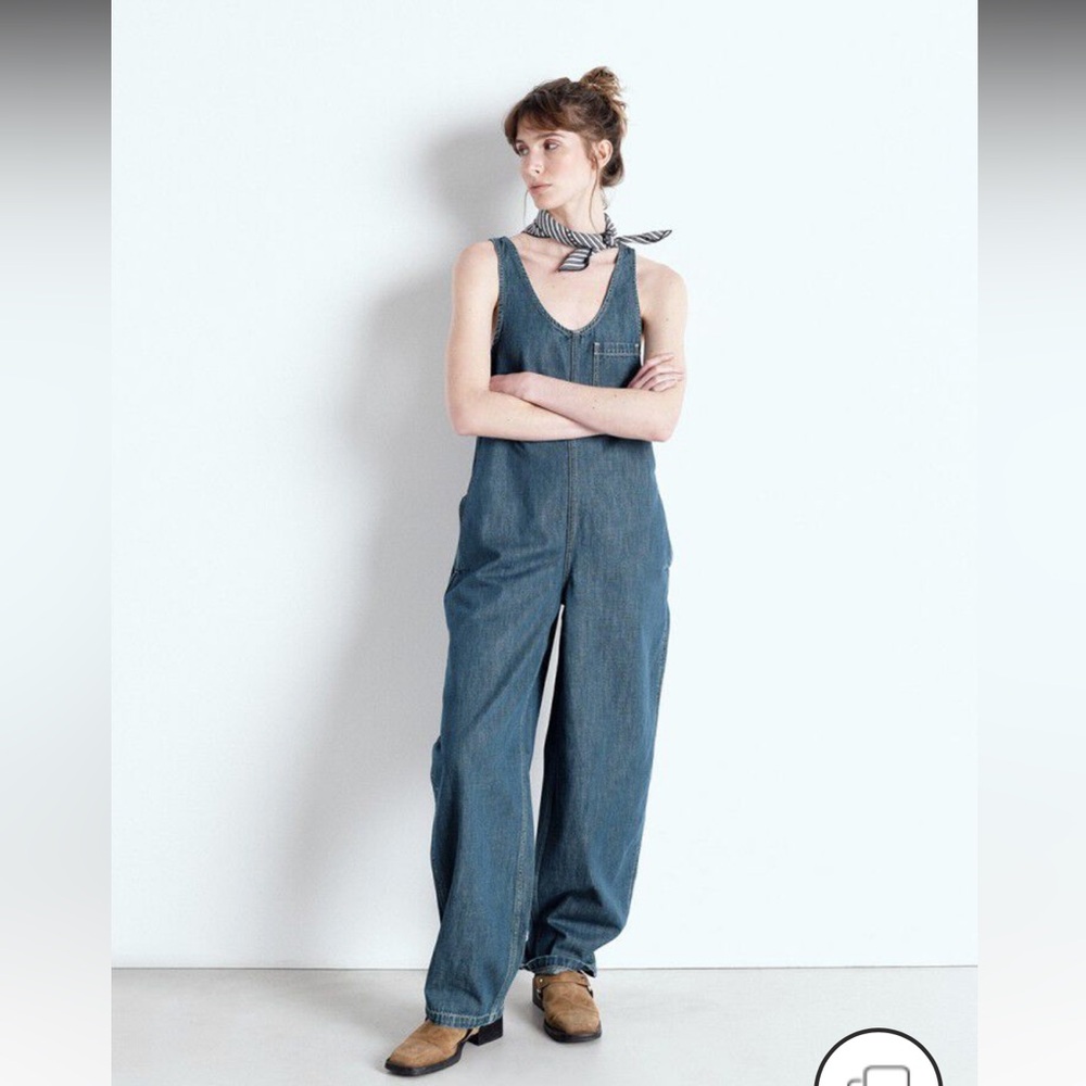 American vintage denim jumpsuit NWT